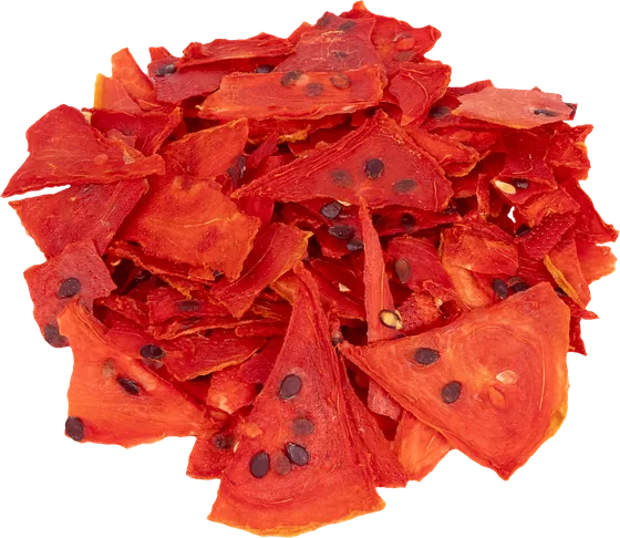 Kurutulmuş karpuz dilimleri