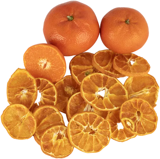 Kurutulmuş mandalina dilimleri